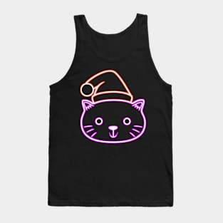 Christmas Cat Pet Neon Tank Top